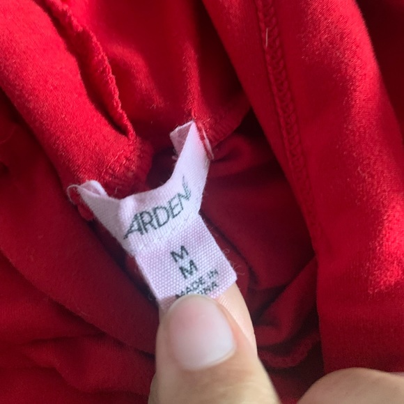 Red white striped crop top - Picture 3 of 3